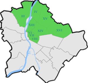 Budapest kiszállítási kerületei